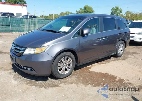 2015 Honda Odyssey Ex z USA, uszkodzony, nr VIN 5FNRL5H41FB002546